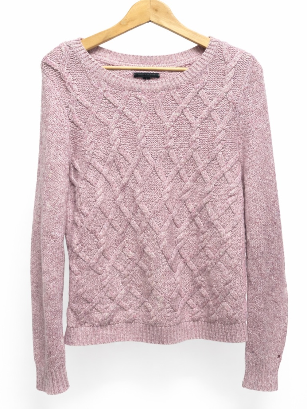 Tommy Hilfiger Pink Cable Knit Sweater XS Women
